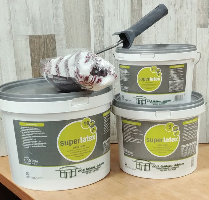 EIGEN MERK LATEX. VANAF 19,95 EURO.